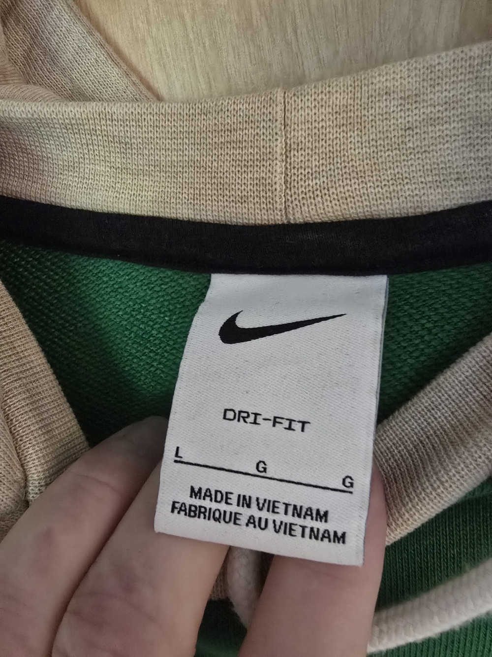 Nike Green and Gray Oregon Pullover Hoodie - Picture 5 of 6